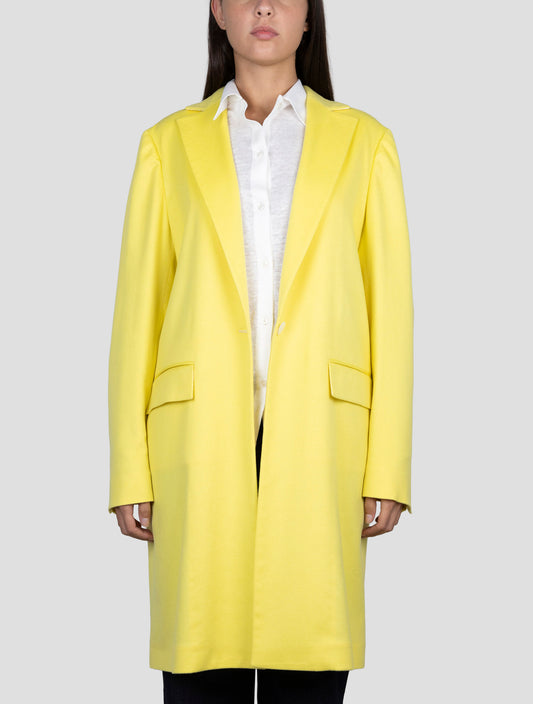 Kiton Yellow Cashmere Overcoat