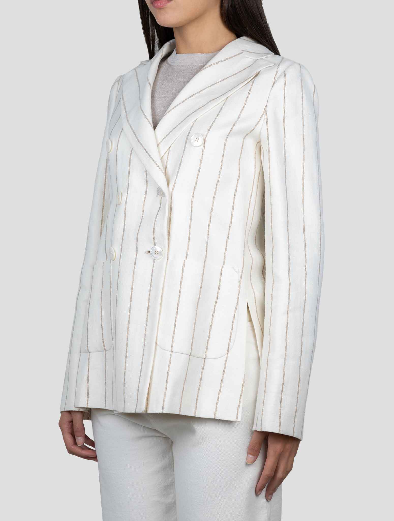 Kiton Beige Linen Alpaca Cotton Blazer