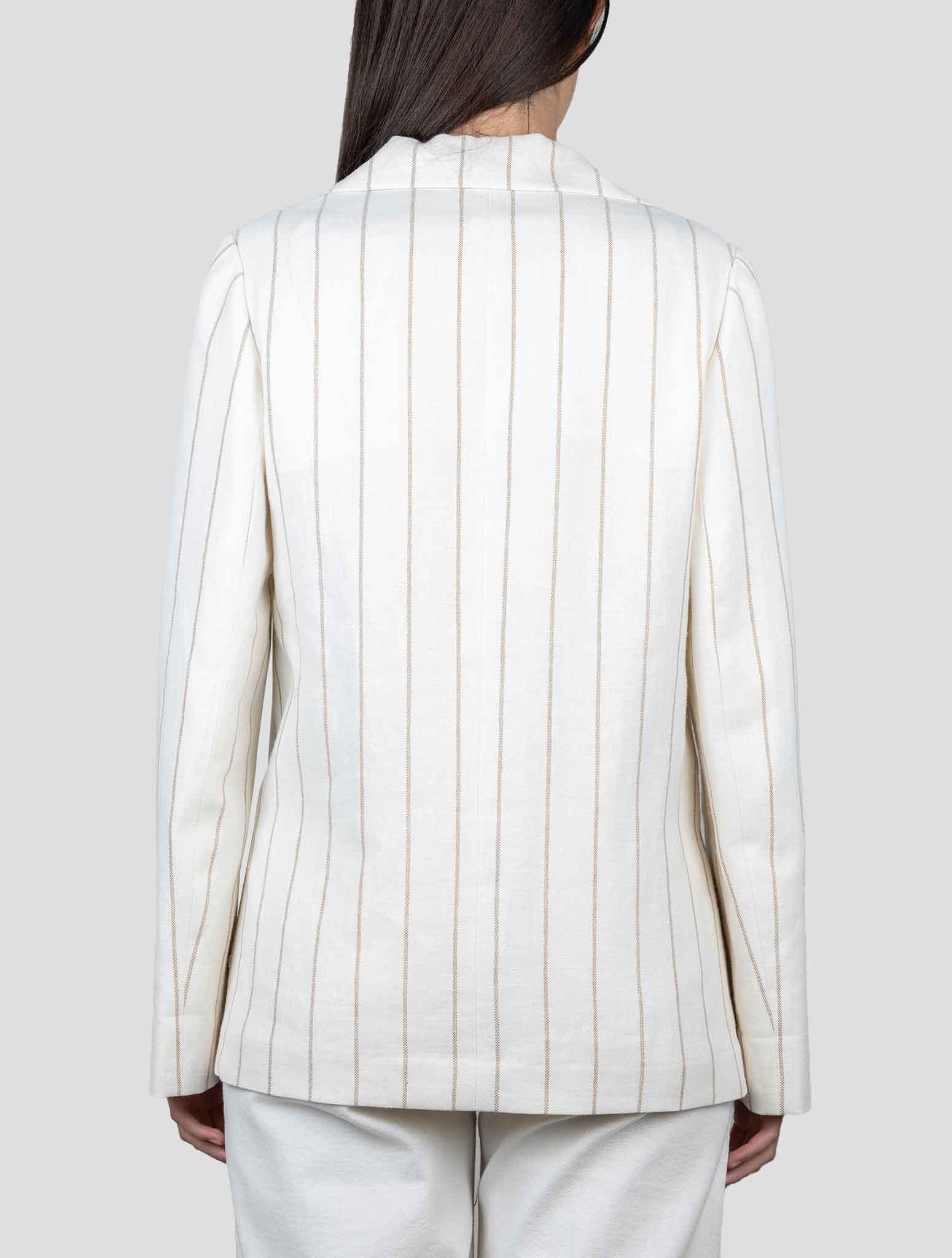 Kiton Beige Linen Alpaca Cotton Blazer