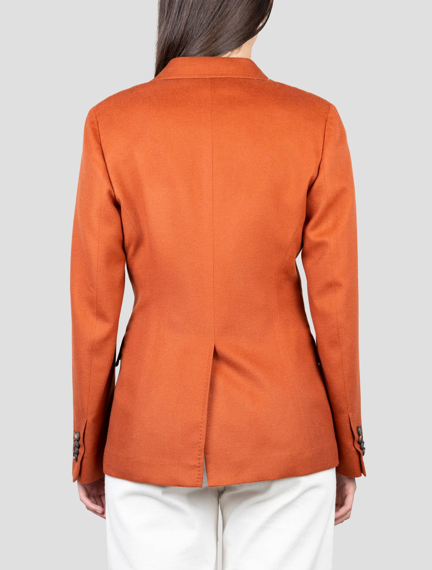 Kiton Orange Cashmere Ea Blazer