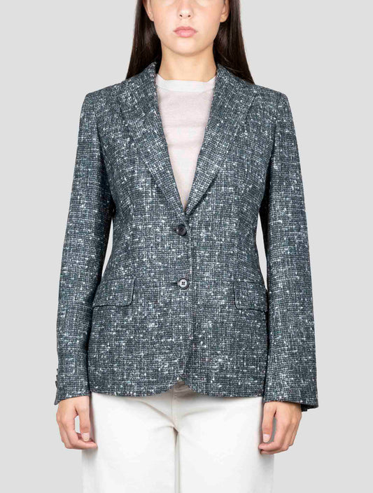 Kiton Multicolor Wool Alpaca Pa Blazer