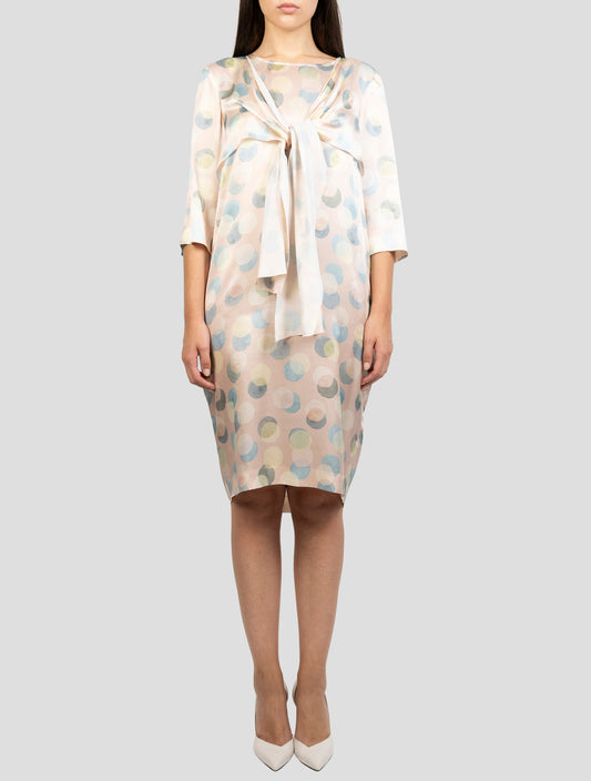 Kiton Multicolor Silk Dress