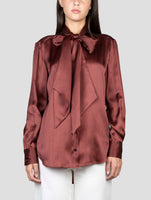 Kiton Red Silk Shirt