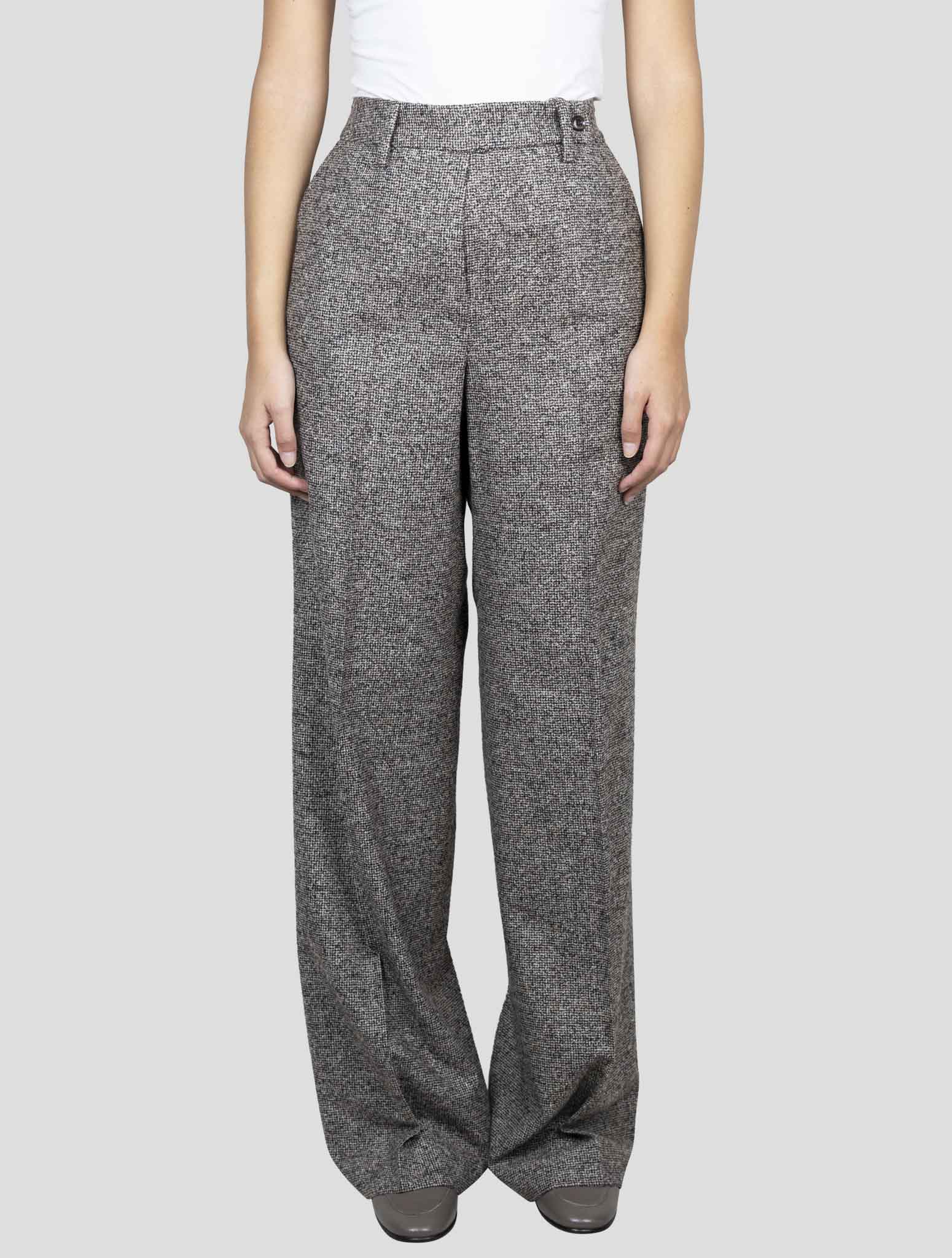 Kiton Brown Wool Silk Pa Pants