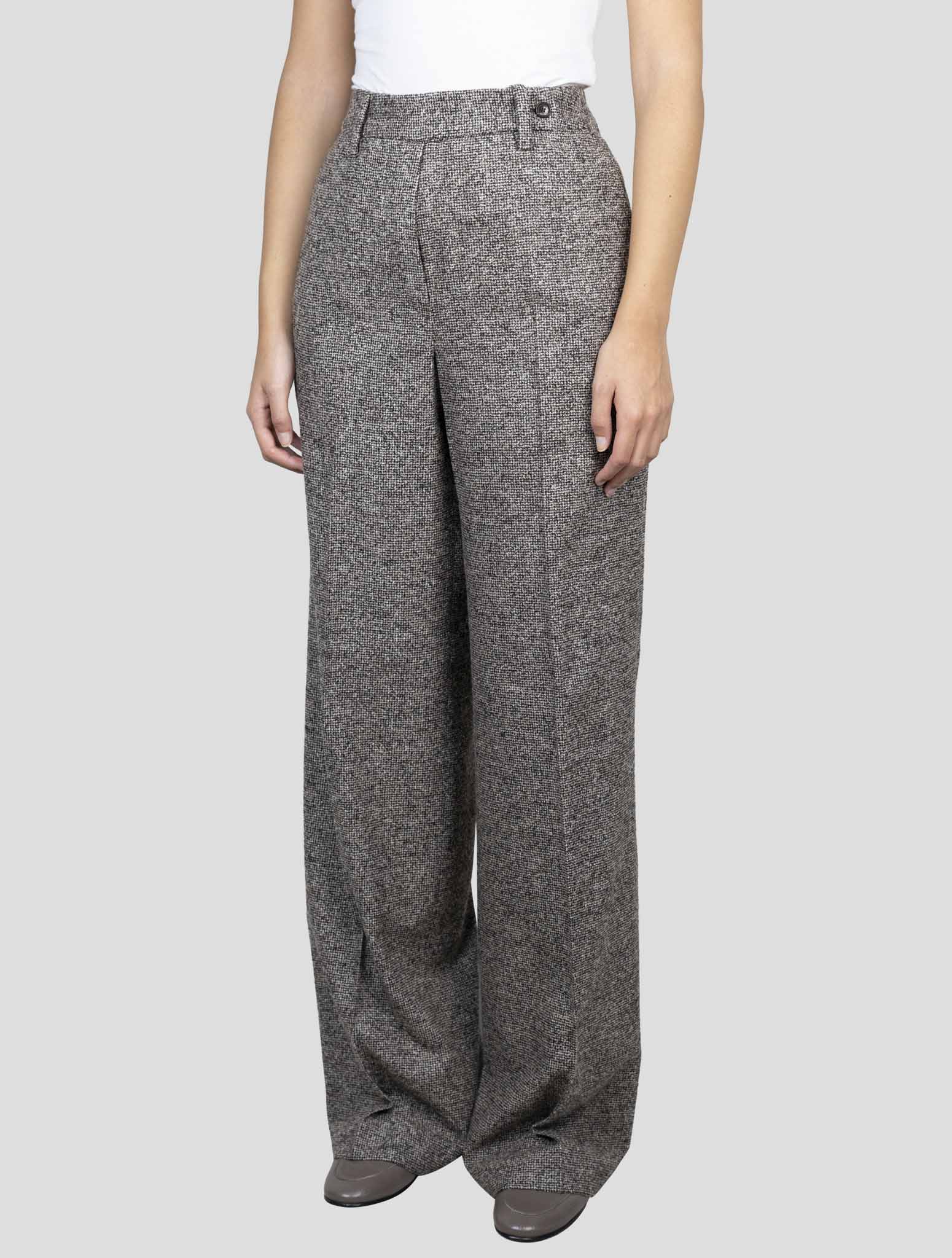 Kiton Brown Wool Silk Pa Pants