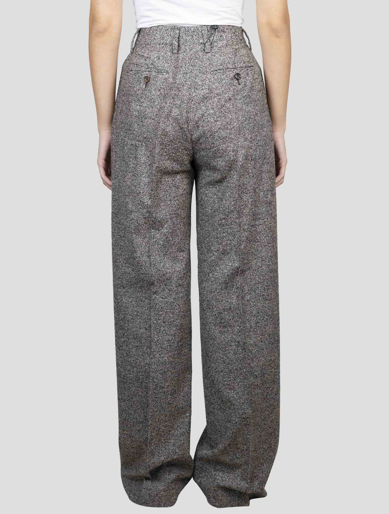 Kiton Brown Wool Silk Pa Pants
