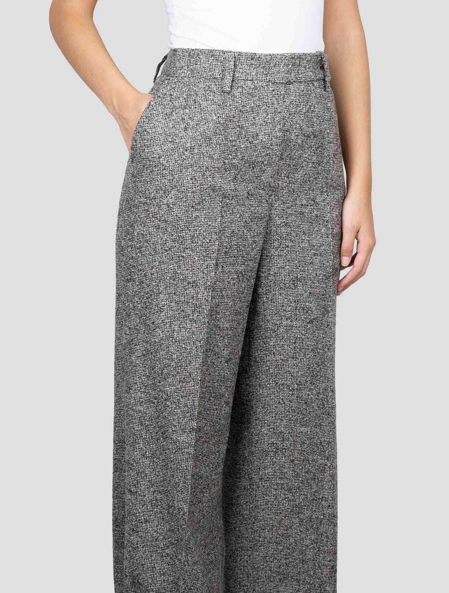 Kiton Brown Wool Silk Pa Pants