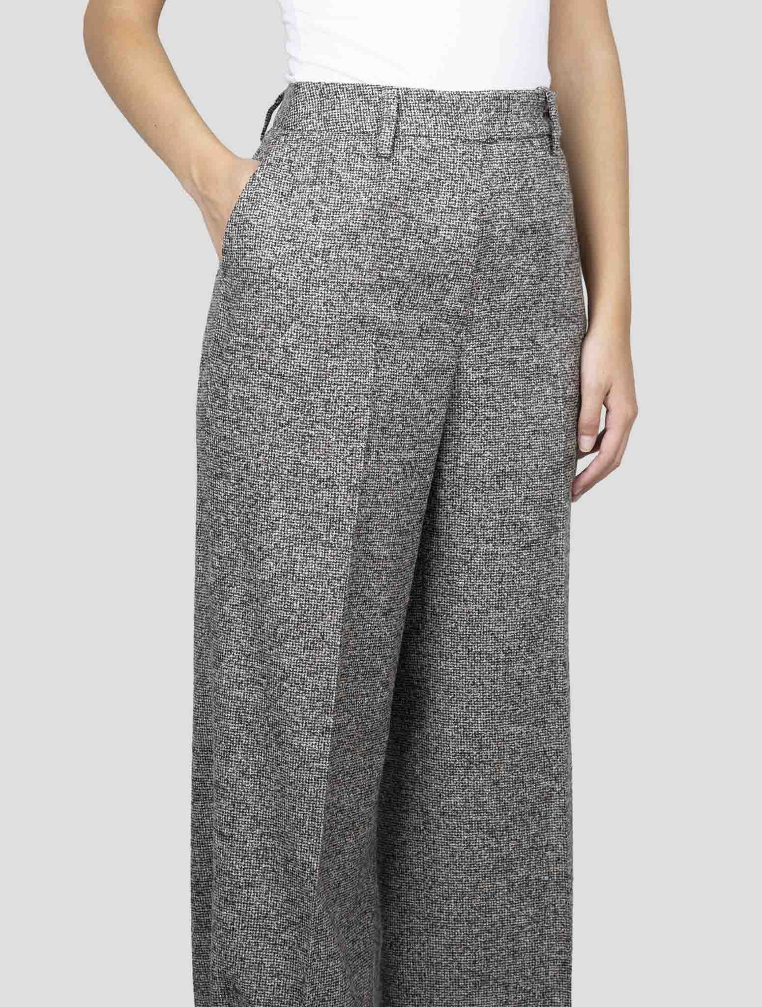 Kiton Brown Wool Silk Pa Pants