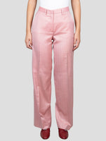 Kiton Pink Silk Cashmere Linen Pants