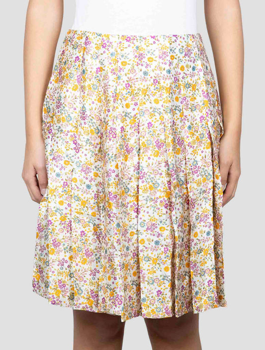 Kiton Multicolor Silk Skirt