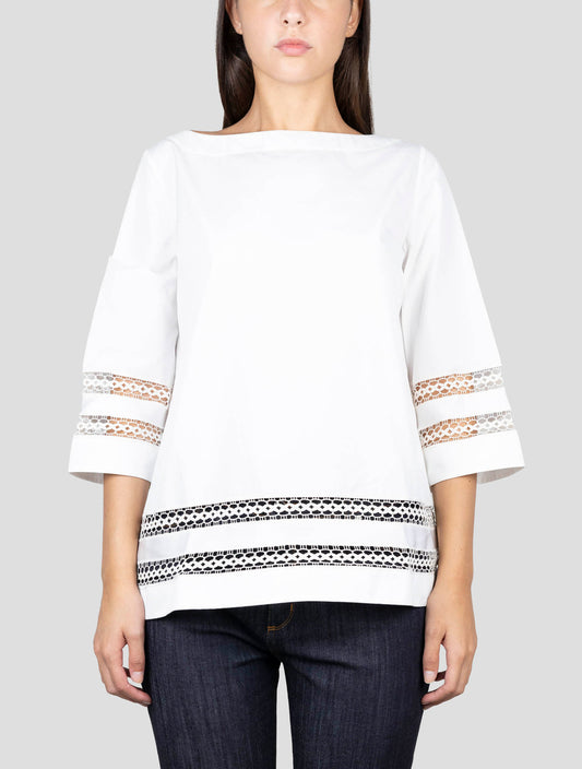 Kiton White Cotton Shirt