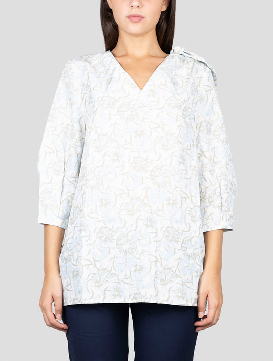 Kiton Multicolor Silk Shirt