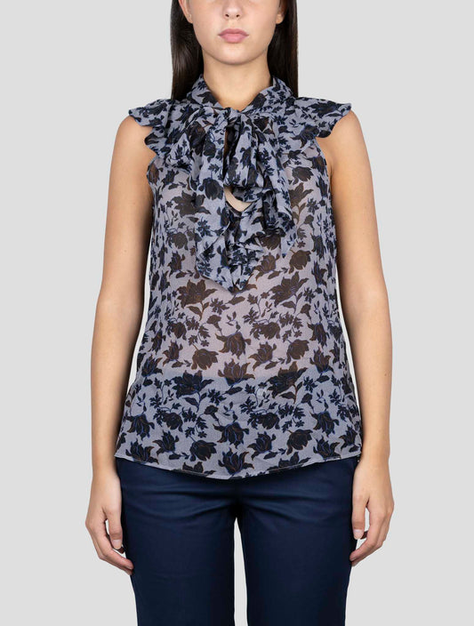 Kiton Multicolor Silk Shirt