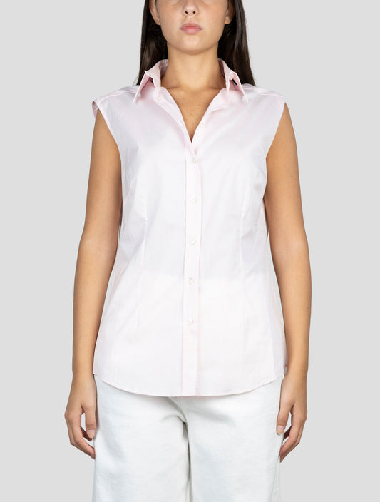 Kiton Pink Cotton Shirt