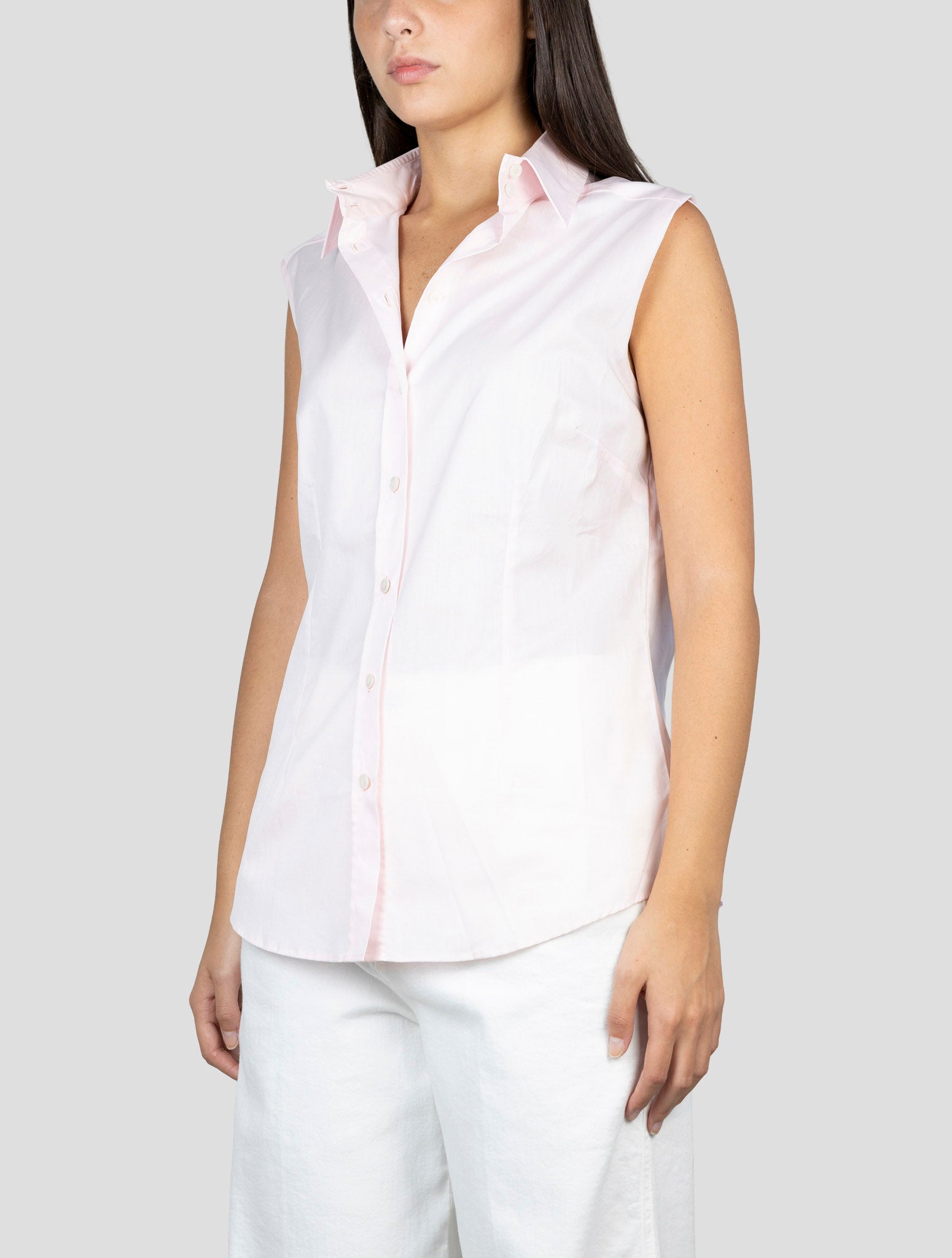 Kiton Pink Cotton Shirt