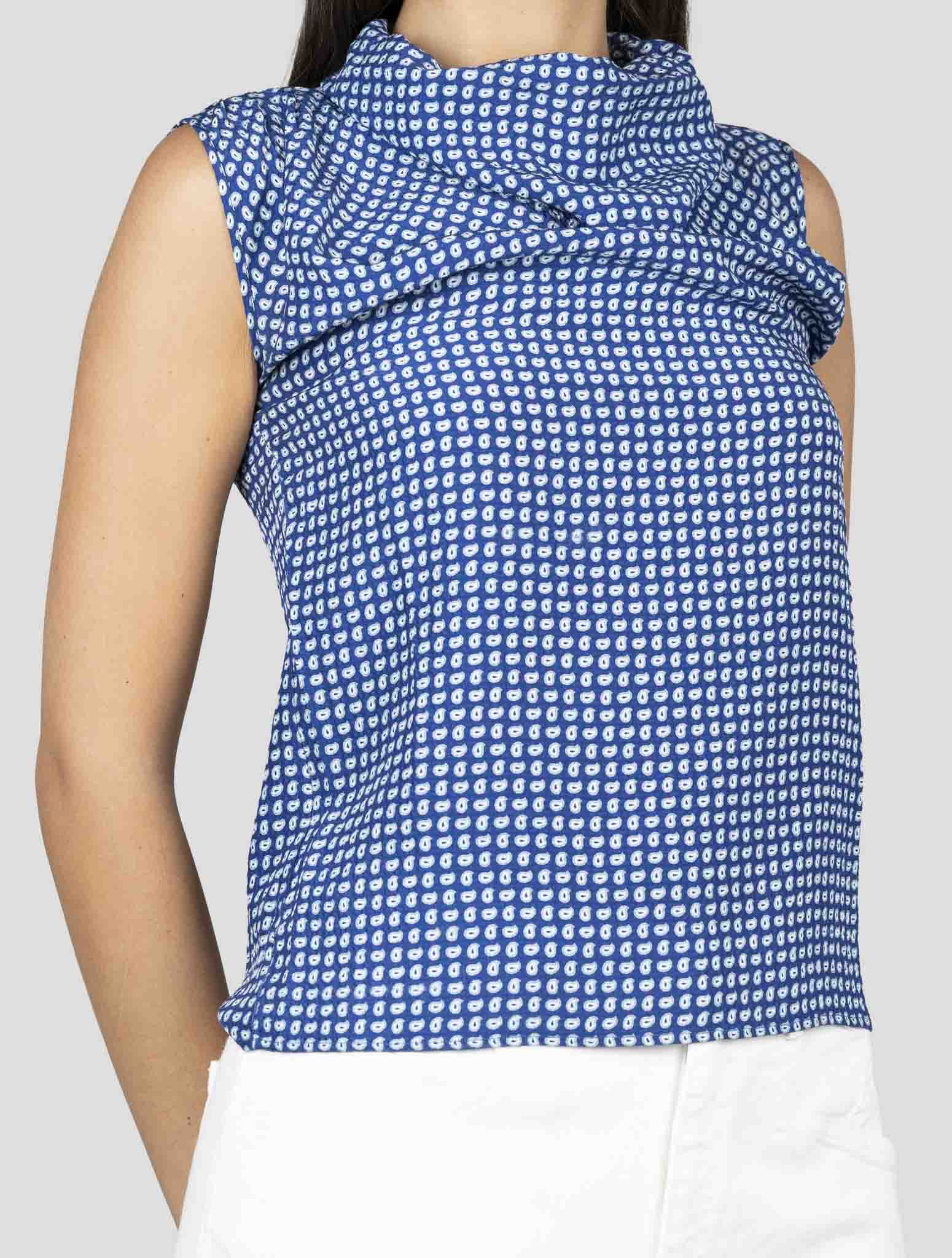 Kiton Blue Silk Shirt