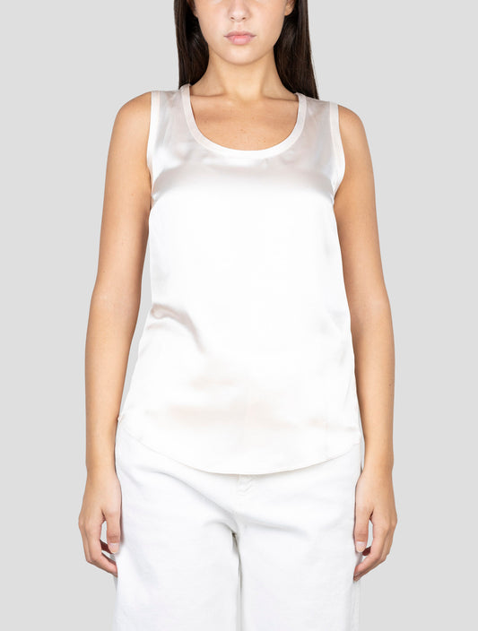 Kiton White Silk Shirt