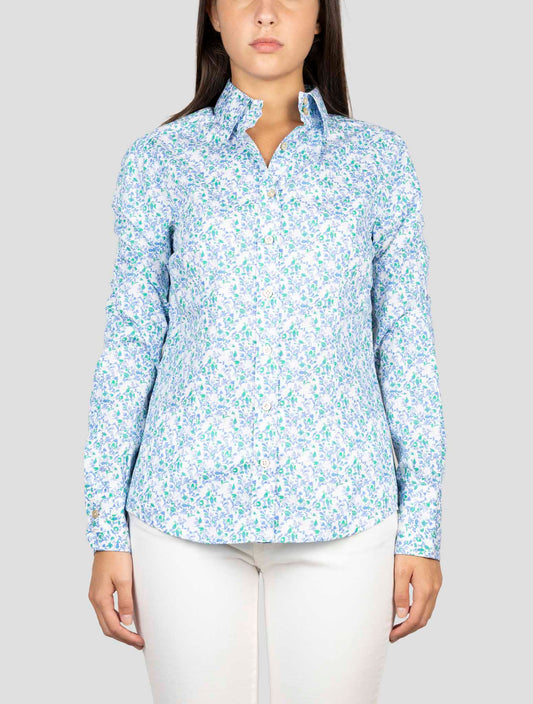 Kiton Multicolor Cotton Shirt