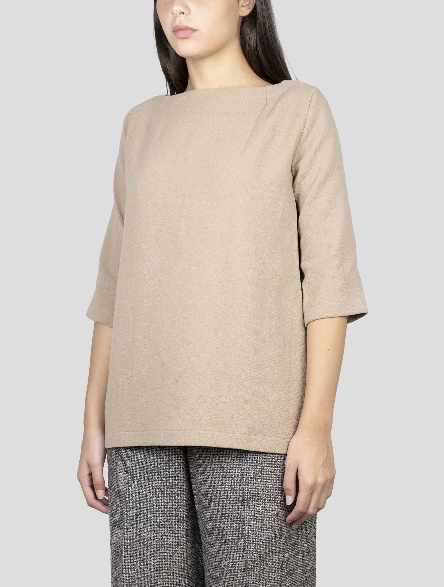 Kiton Brown Wool Shirt