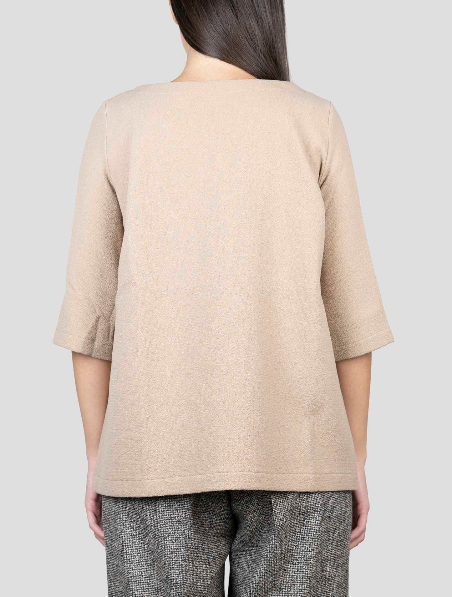 Kiton Brown Wool Shirt