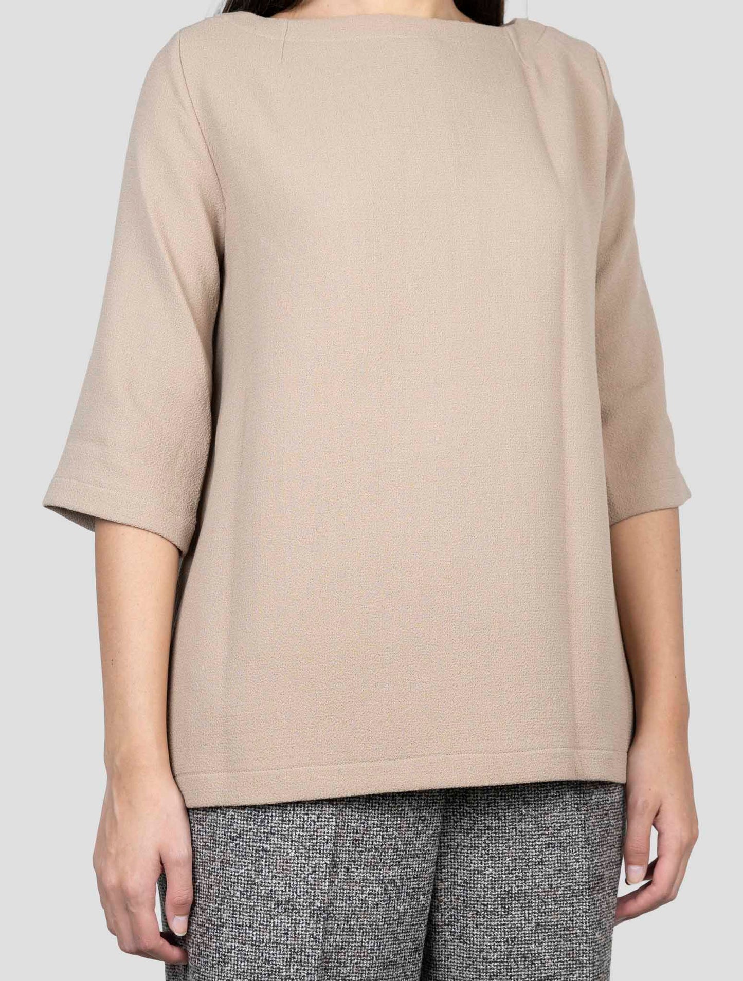 Kiton Brown Wool Shirt