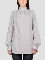 Kiton Gray White  Cotton Shirt