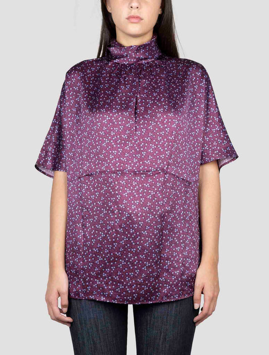 Kiton Multicolor Silk Shirt