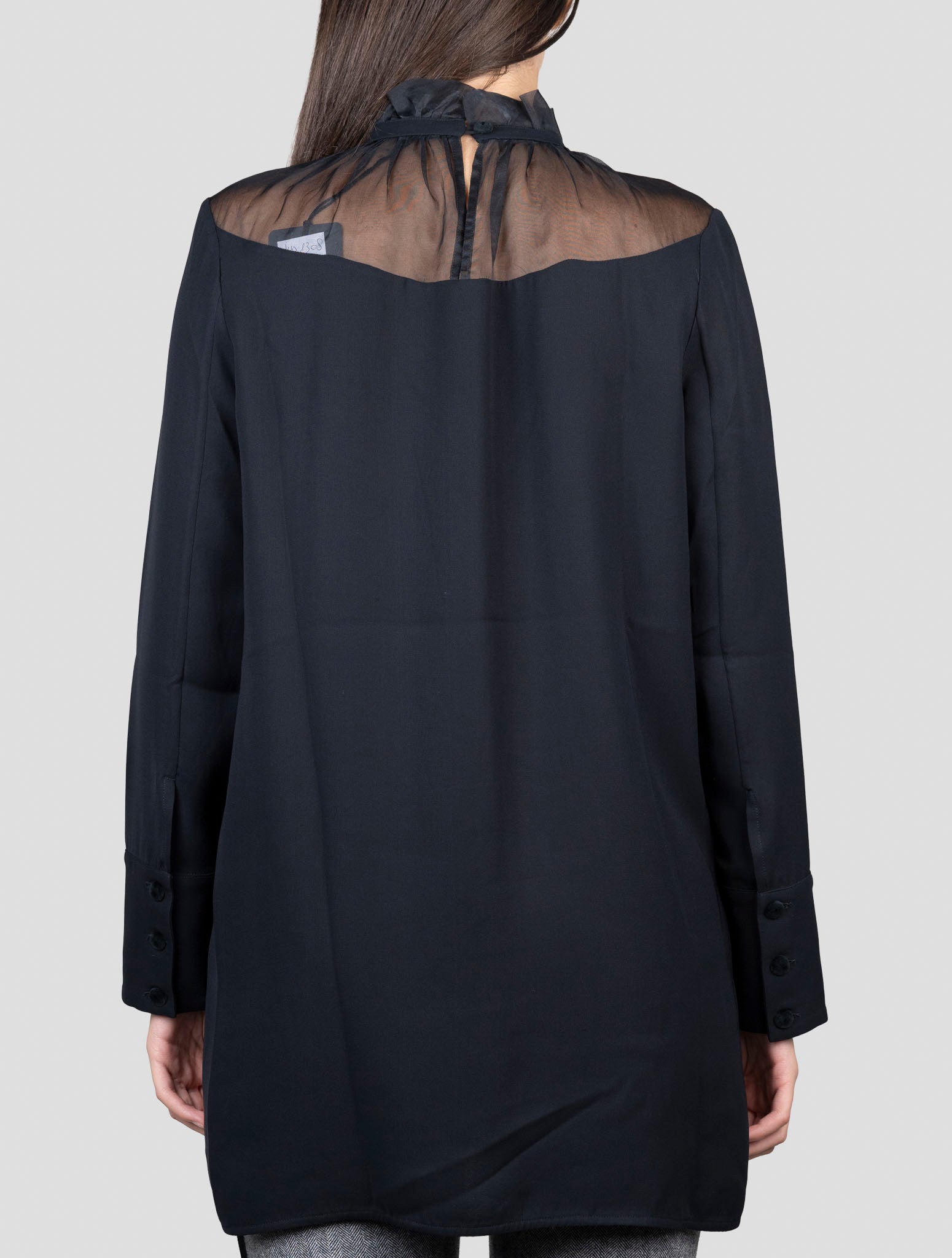 Kiton Black Silk Shirt