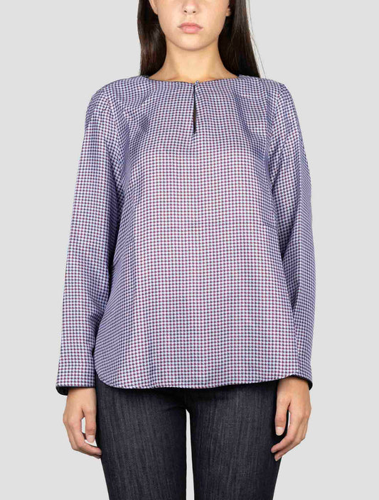 Kiton Multicolor Silk Shirt