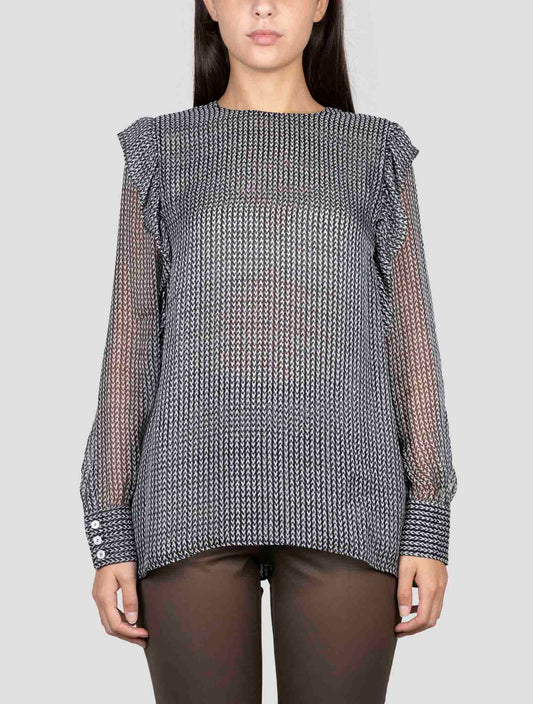 Kiton Multicolor Silk Shirt