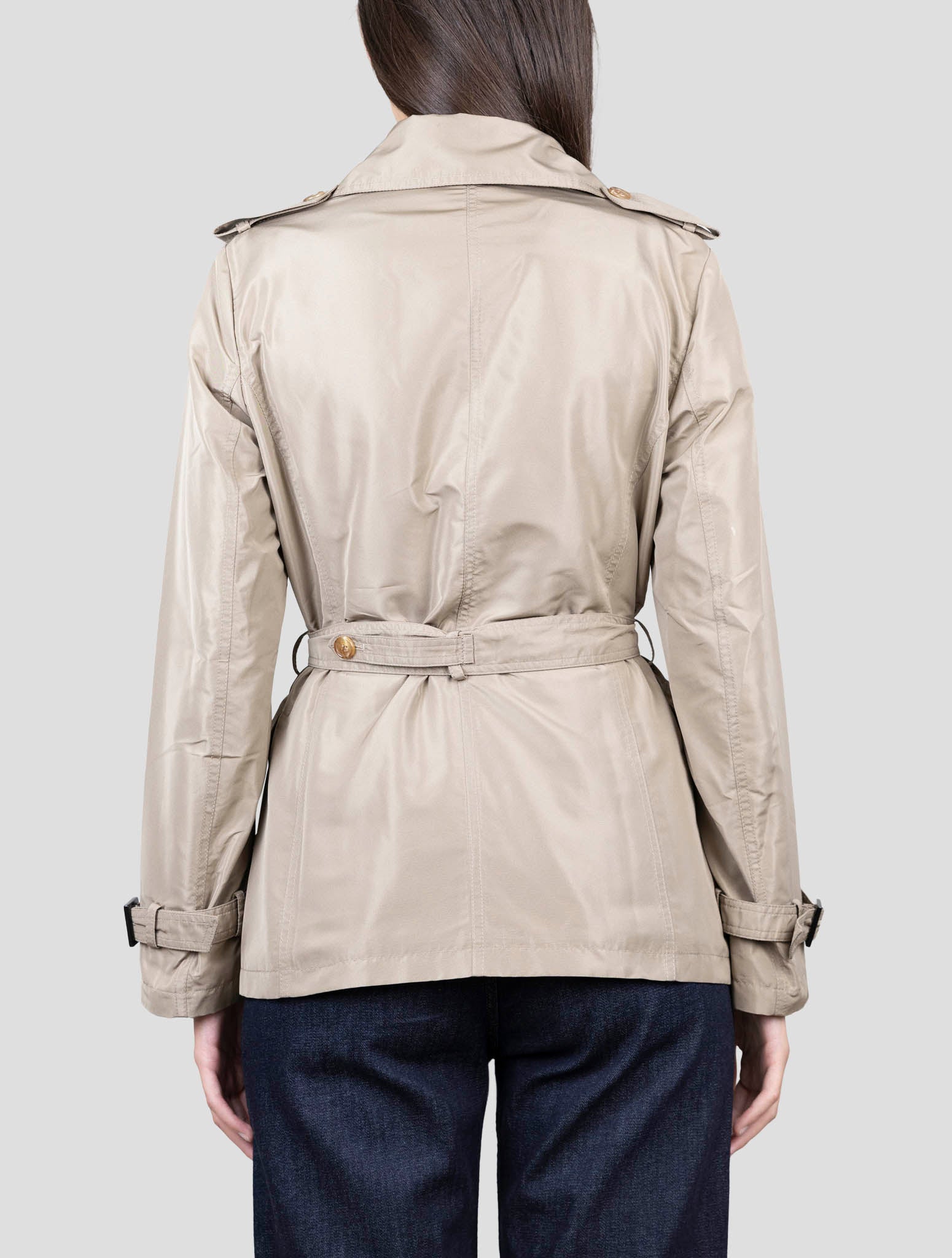 Kiton Brown Pl Silk Coat