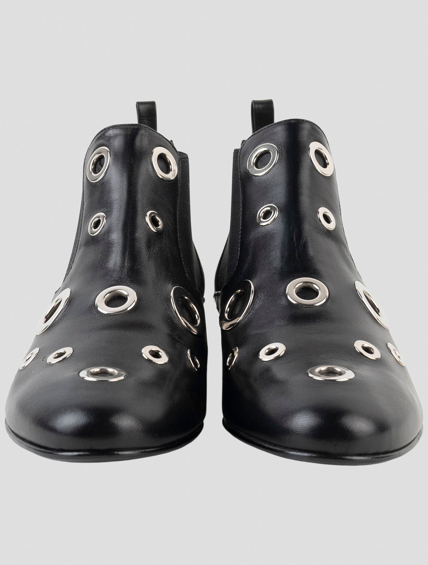 Kiton Black Leather Boots