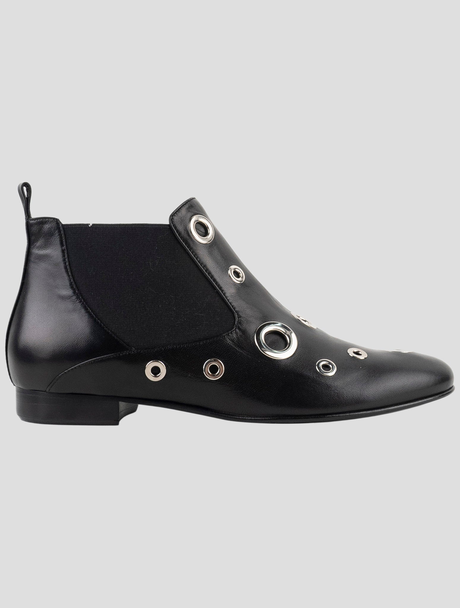 Kiton Black Leather Boots