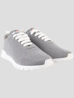 Kiton Gray Cashmere Sneakers