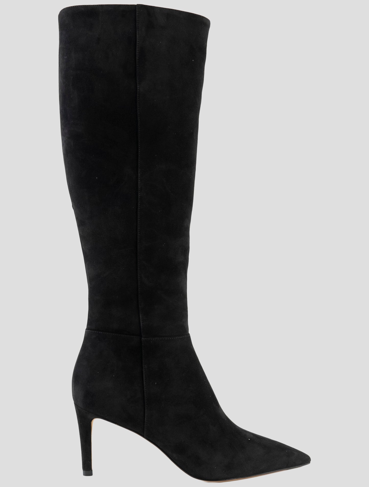 Kiton Black Leather Suede  Boots