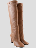 Kiton Brown Leather Boots