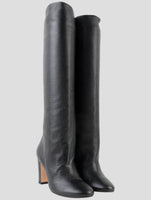 Kiton Black Leather Boots