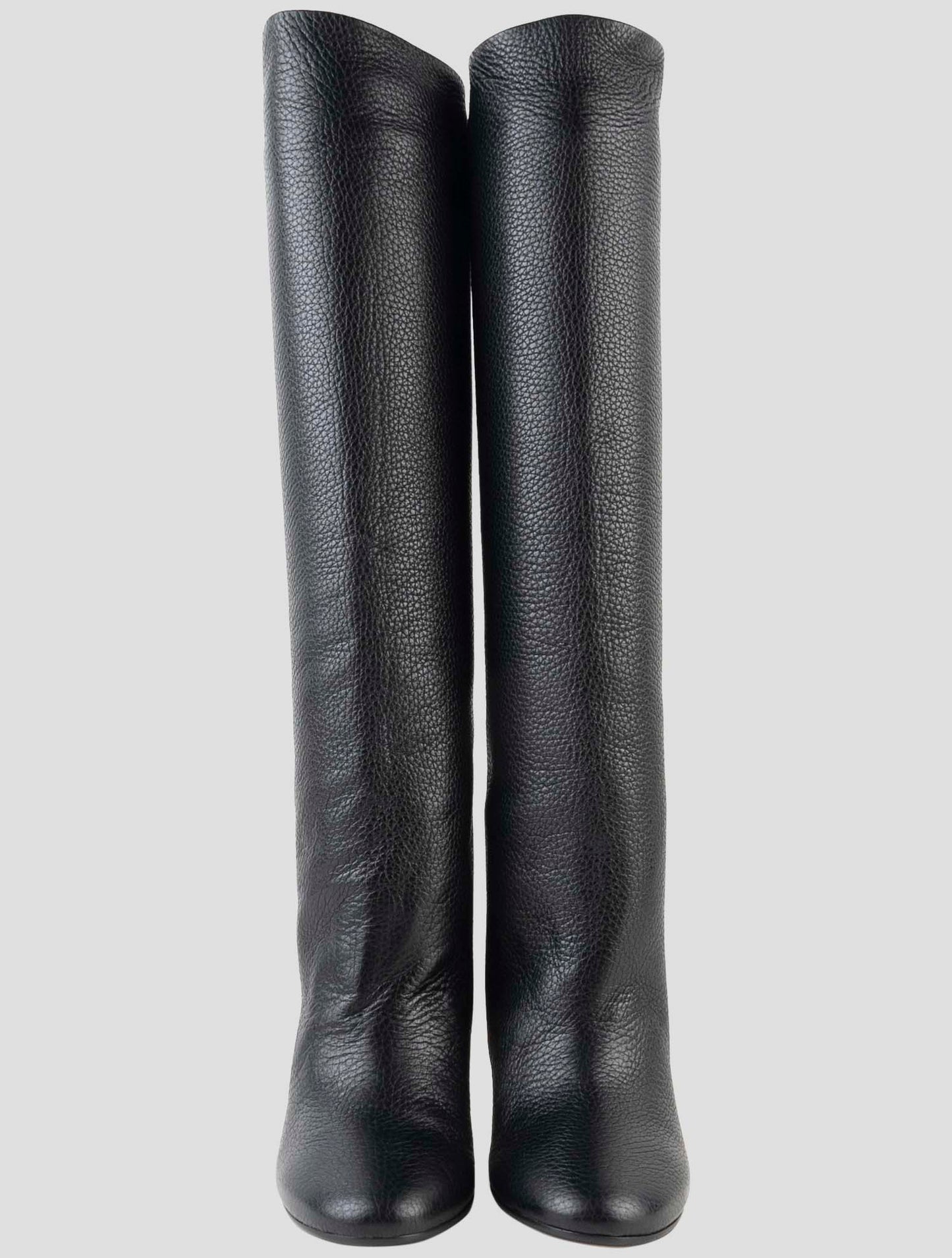 Kiton Black Leather Boots