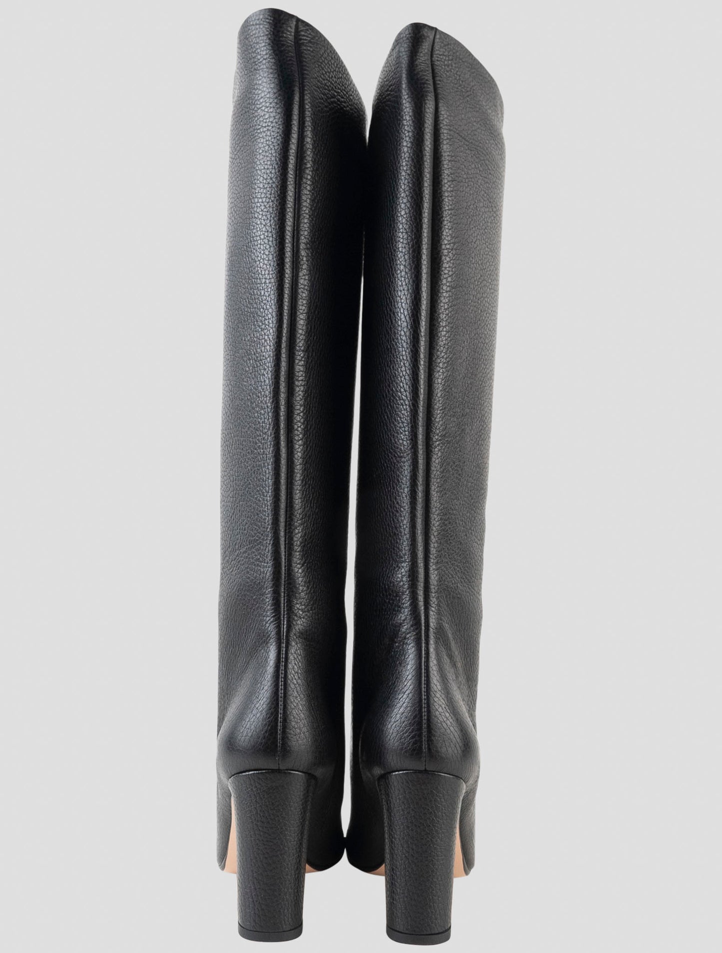Kiton Black Leather Boots