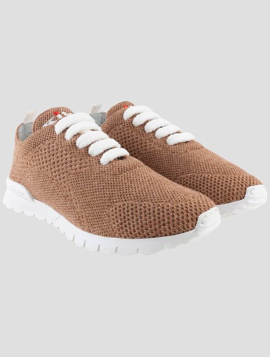 Kiton Brown Cashmere Sneakers