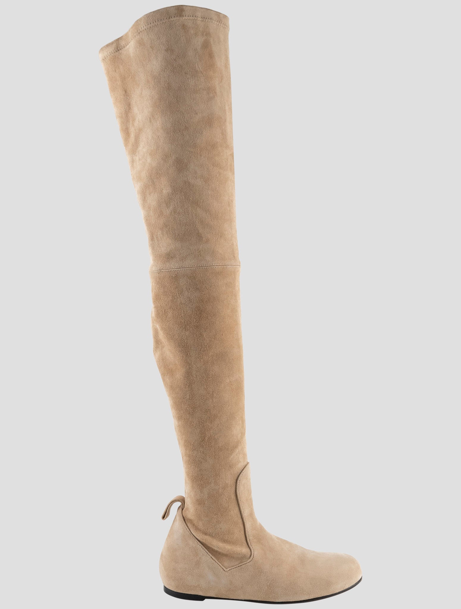 Kiton Beige Leather Suede Boots