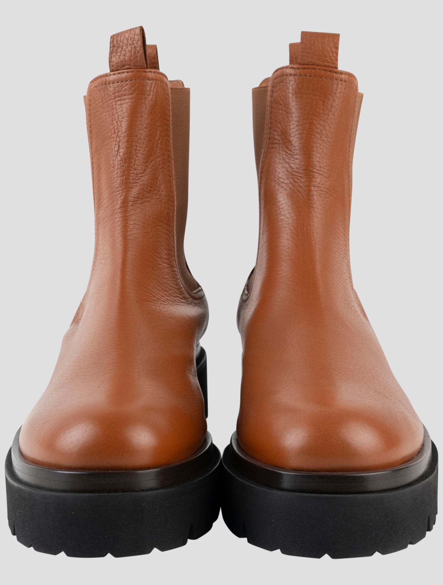 Kiton Brown Leather Boots