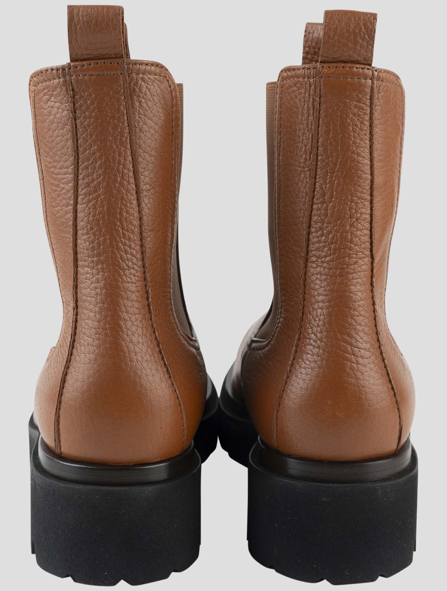 Kiton Brown Leather Boots