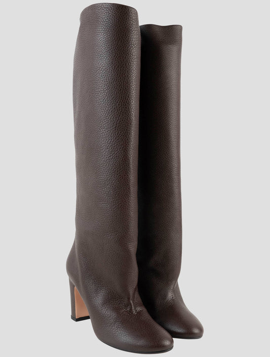 Kiton Brown Leather Boots