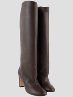 Kiton Brown Leather Boots