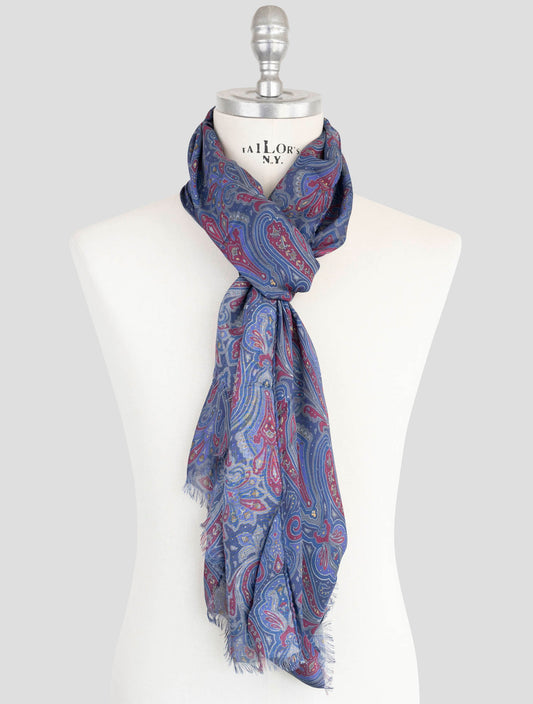 Kiton Multicolor Modal Cashmere Scarf