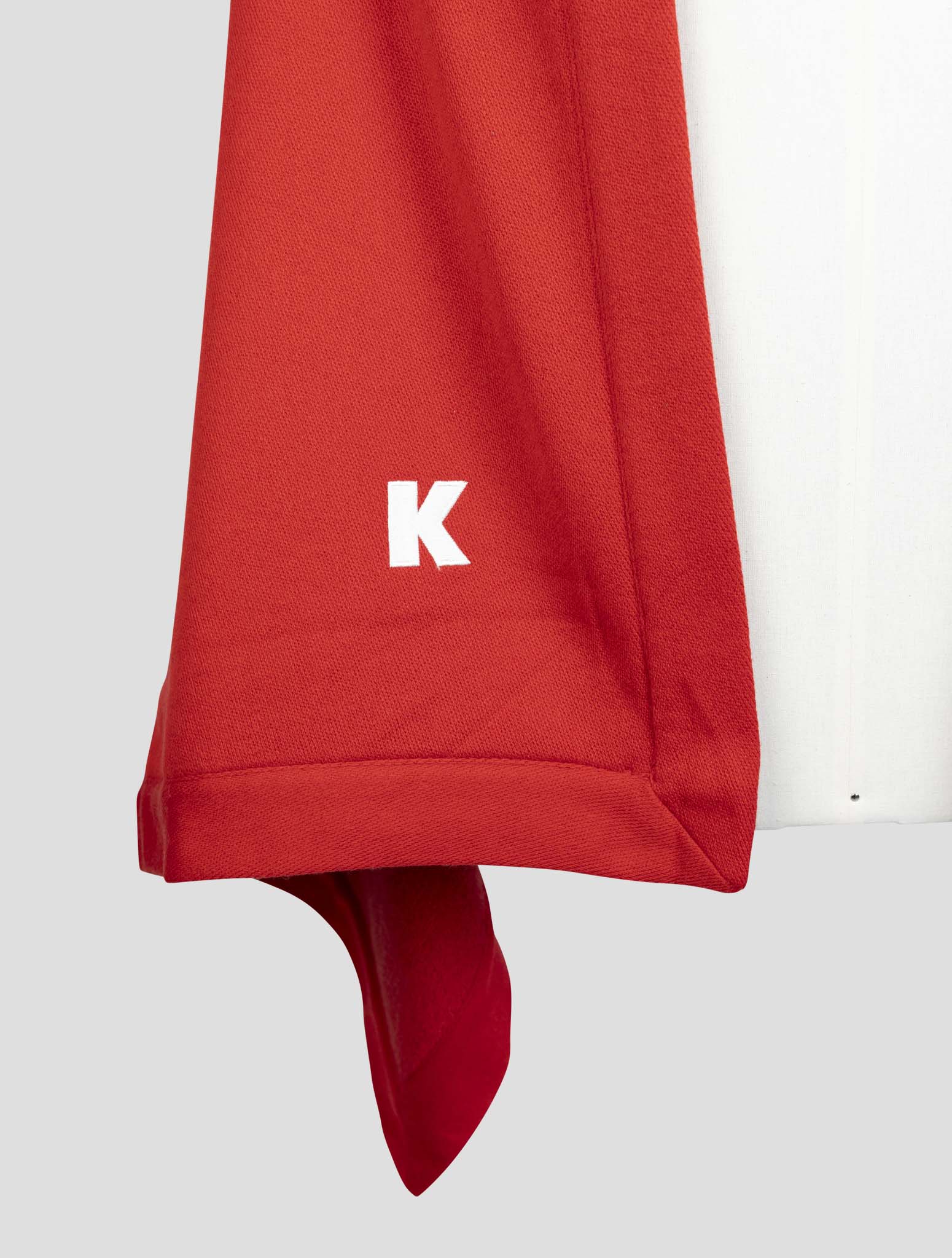 Kiton Red Cashmere Cotton Beach Towels