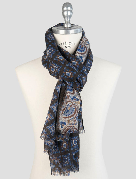Kiton Multicolor Cashmere Scarf