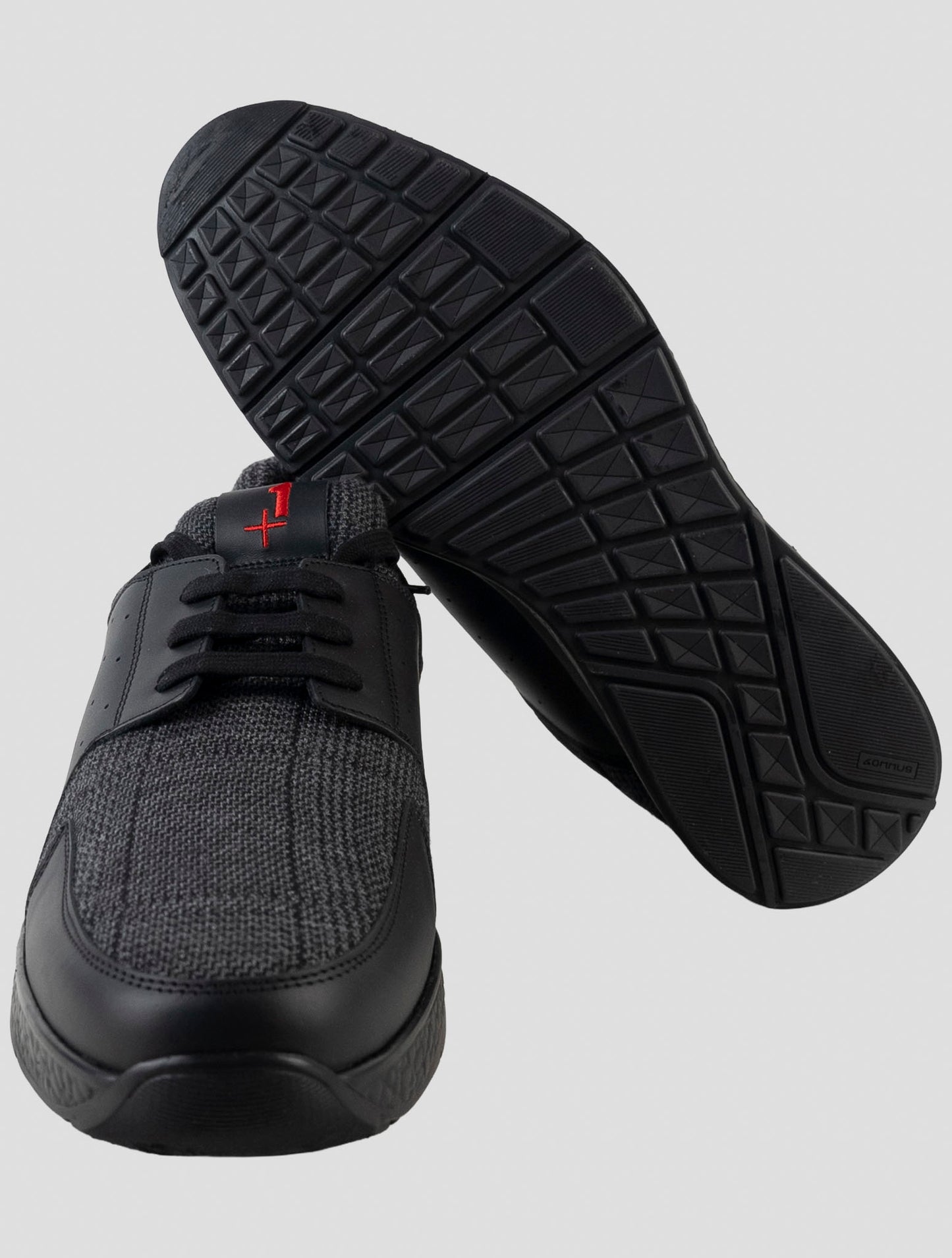 Kiton Black Leather Sneakers
