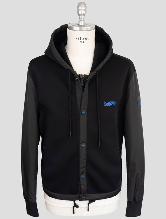 Kiton Knt Black Modal Pl Coat